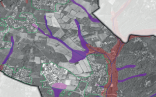 Image d'illustration de Cartographie de l'aléa ruissellement 1/2 - Ouvrir en plein écran
