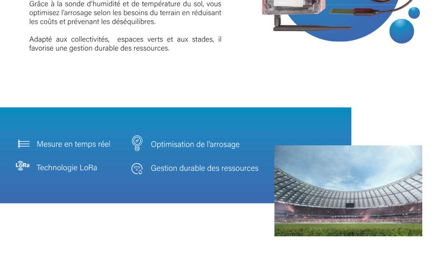 Image d'illustration de Boîtiers de mesure de taux hydrique et température des sols, Arrosage intelligent 1/2 - Ouvrir en plein écran