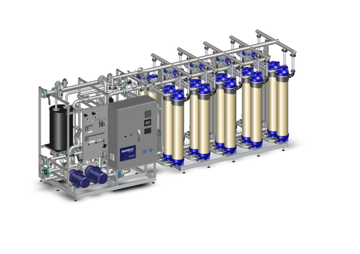 Image d'illustration de Supprimer la turbidité et désinfecter l'eau potable avec les skids Aquasource 1/1 - Ouvrir en plein écran