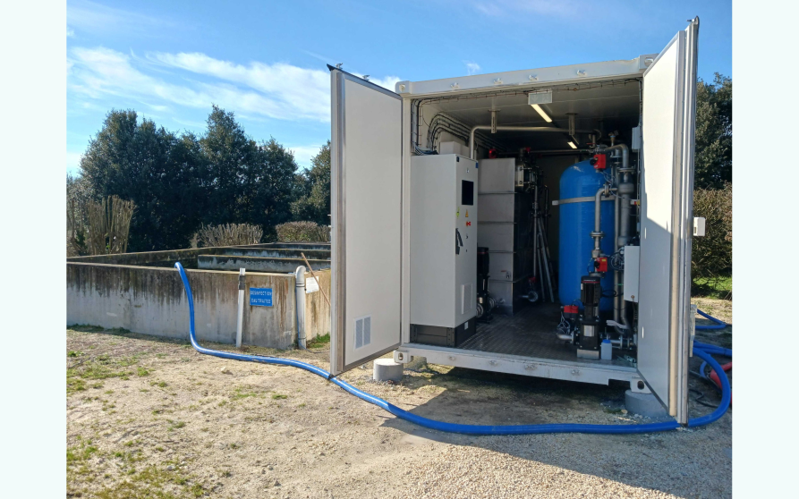 Image d'illustration de IRYS® nité conteneurisée de réutilisation des eaux usées traitées (REUT) 1/3 - Ouvrir en plein écran