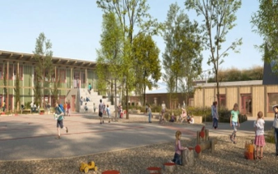 Désimperméabilisation du site du groupe scolaire Georges Leygues à Pessac