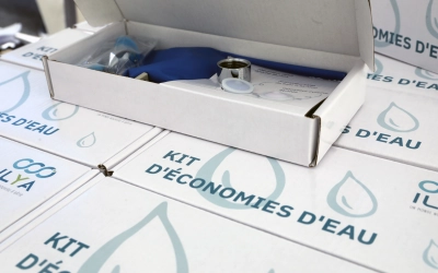 Fourniture de 100 kits d'économies d'eau