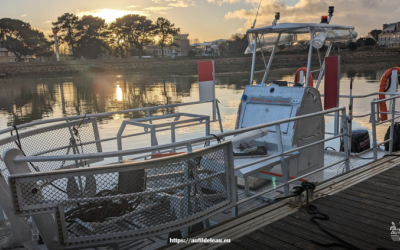 Inauguration du bateau Ancistrus, « collecteur de déchets »
