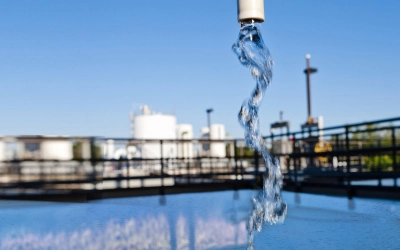 Suppression du goût de chlore dans un réseau d'eau potable