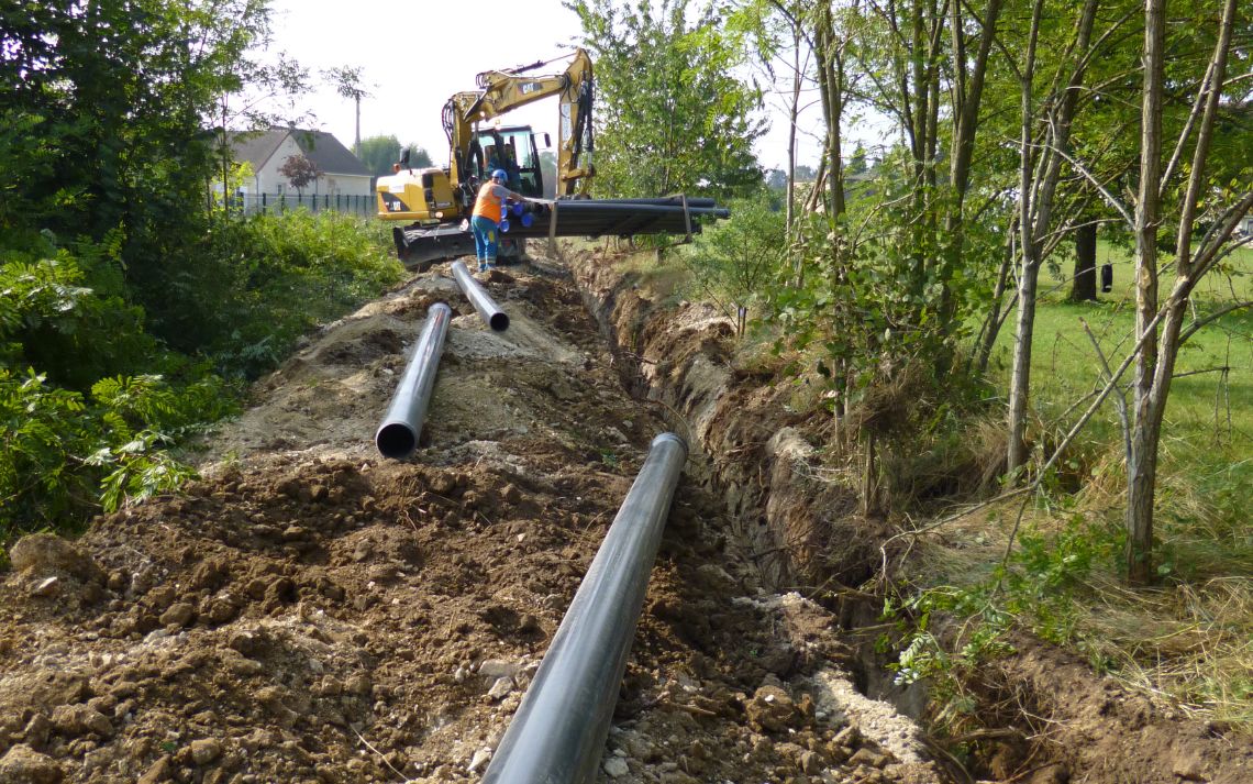 20 km de canalisations en PVC ont été posées - Crédits photo : SMAEP du Richelais