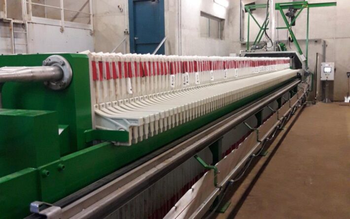 Le nouveau filtre-presse mis en service en juin 2021 - Crédits photo : Sogea
