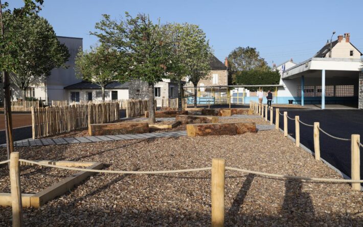 Cour de l’école élémentaire Michel Peyramaure - Crédits photo : Mairie de Brive