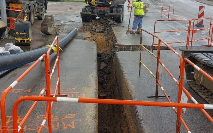 Les travaux d’interconnexion réalisés par Le Grand Chalon sécurisent l’accès à l’eau potable – Crédits photo : Banque des Territoires