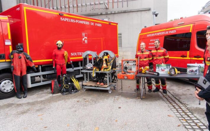 Présence des pompiers sur le forum plouf94 - Crédits photo : Ville d'Alfortville