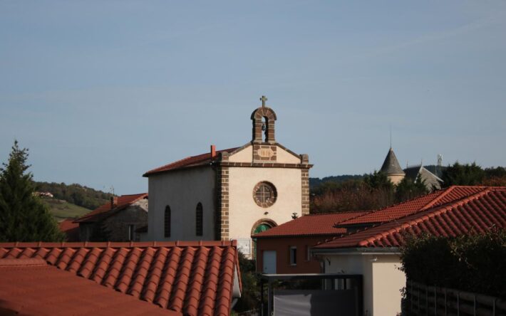 L’église de Chadrac, sur la partie haute de la commune - Crédits photo : Banque des Territoires