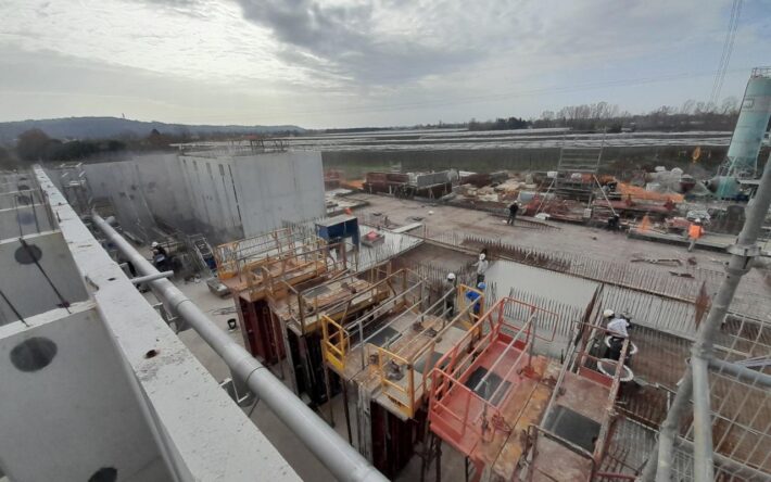 Usine d’eau potable de Planques, vue depuis les filtres à sable - Crédits photo : Grand Montauban agglomération