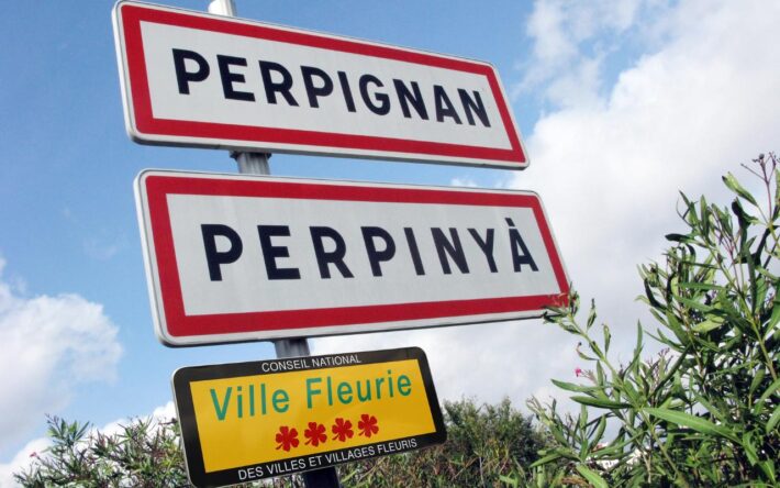 Panneau d’entrée de la ville de Perpignan - Crédits photo : Mairie de Perpignan