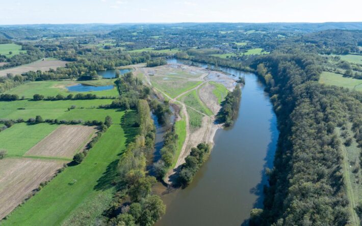 Le site de l’ancienne gravière de Maison-Neuve située sur les communes de Saint-Chamassy et du Buisson-de-Cadouin, d'une superficie de 22 ha, a été restaurée dans le cadre du programme LIFE rivière Dordogne entre mars et novembre 2024 - Crédits photo : EPIDORLe site de l’ancienne gravière de Maison-Neuve située sur les communes de Saint-Chamassy et du Buisson-de-Cadouin, d'une superficie de 22 ha, a été restaurée dans le cadre du programme LIFE rivière Dordogne entre mars et novembre 2024 - Crédits photo : EPIDOR