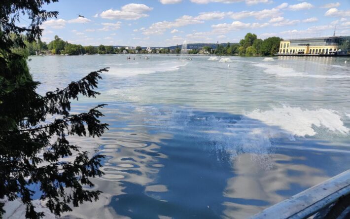 Vue du lac d’Enghien-les-Bains - Crédits photo : SIARE