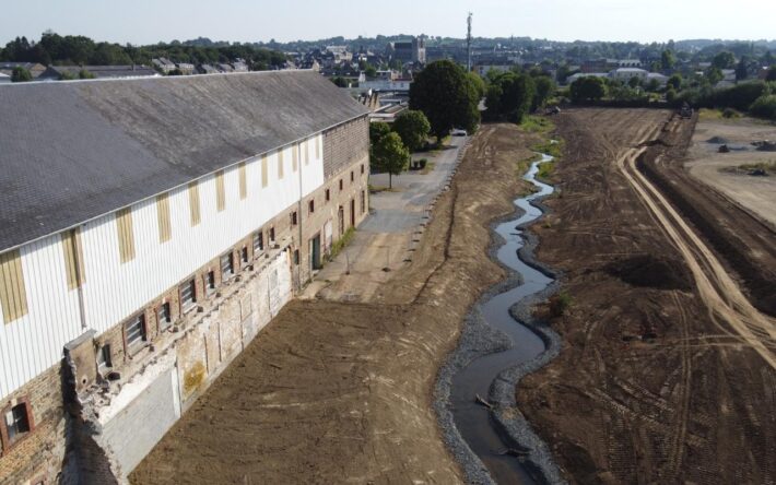 Le Plancaïon après travaux et avant végétalisation (en cours) - Crédits photo : Flers Agglo