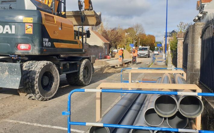 La mairie a échelonné les travaux depuis 2021 pour prioriser les chantiers – Crédits photo : Mairie du Crotoy