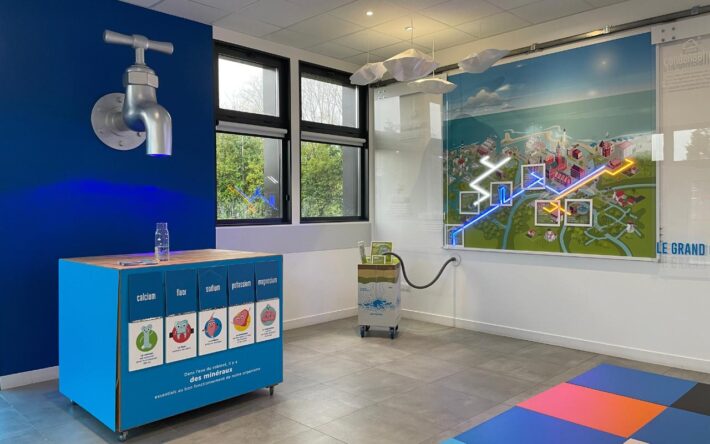 La scénographie ludique et colorée s’appuie sur des informations claires et pédagogiques - Crédits photo : Communauté Urbaine de  Dunkerque