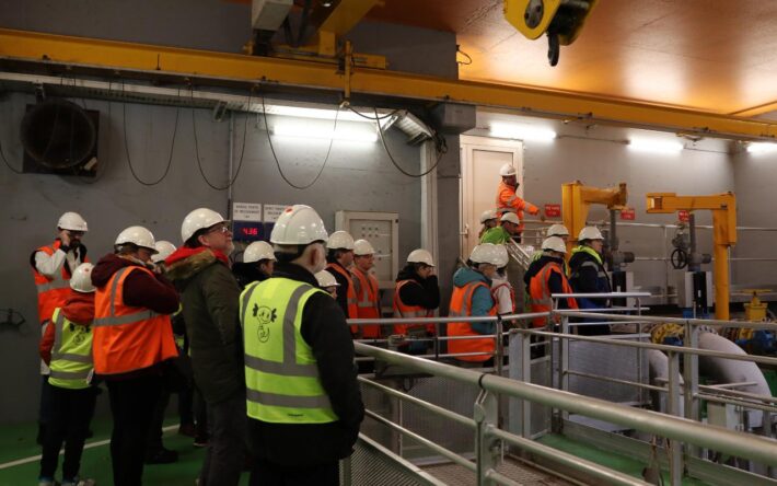 La visite de la station d’épuration de Coudekerque-Branche complète la découverte de son espace pédagogique - Crédits photo : Communauté Urbaine de  Dunkerque