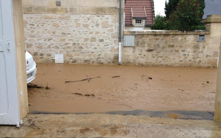 En 2016, la première coulée de boue a traversé le village du nord au sud - Crédits photo : Syndicat Entente Oise-Aisne