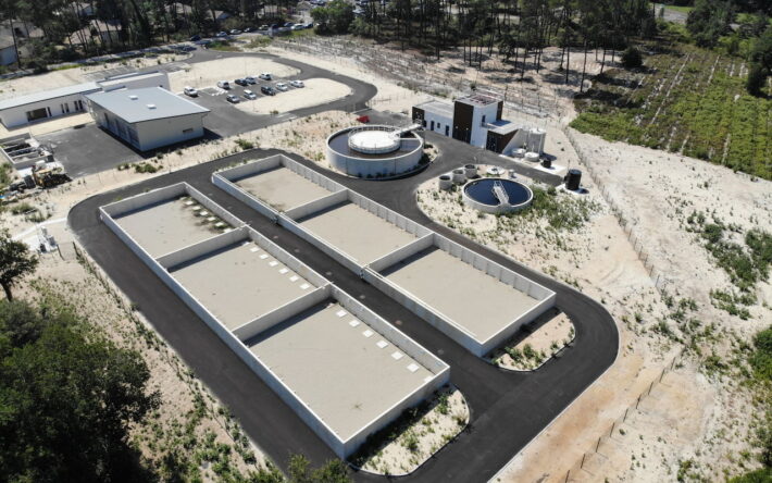 La station d’épuration a été financée en partie par Center Parcs, implanté en 2022 - Crédits photo : Banque des Territoires