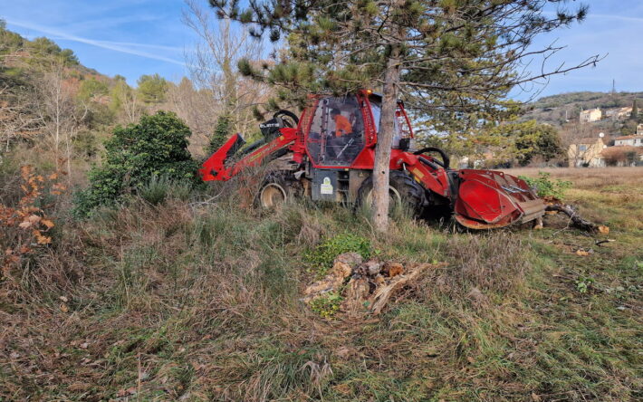 Travaux forestiers de débroussaillage des berges de cours d’eau – Crédits photo : DLVA