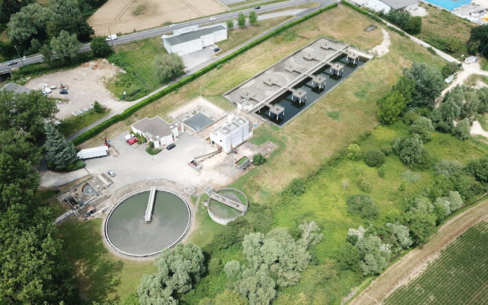 Vue d'ensemble de l'ancienne station d’épuration - Crédit photo : Le Grand Chalon