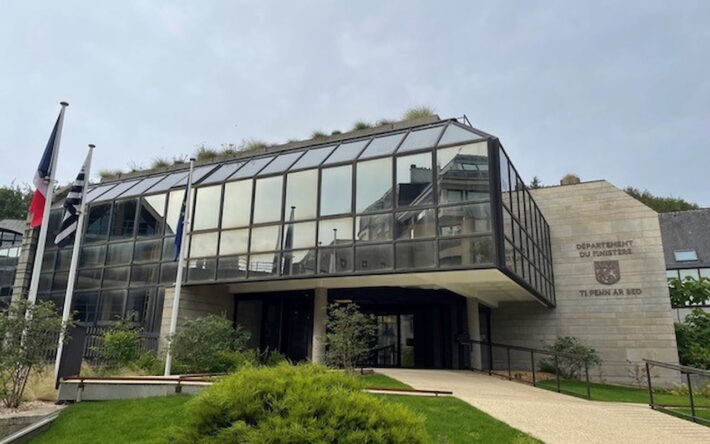Siège du conseil départemental du Finistère - Crédits photo : Banque des Territoires
