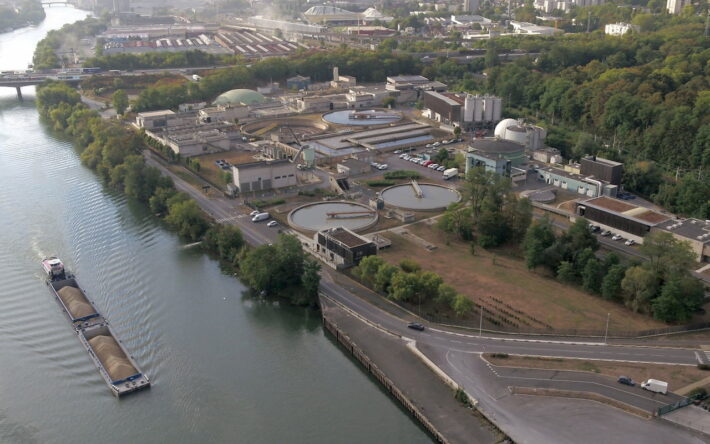 Vue aérienne du site de la SPL Confluence Seine Essonne Énergie - Crédit photo : SPL Confluence Seine Essonne Énergie