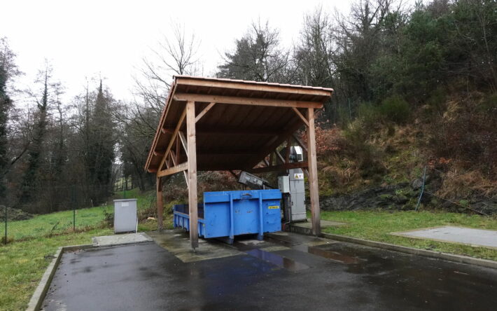 En tête de station, le dégrilleur automatique - Crédit photo : Banque des Territoires