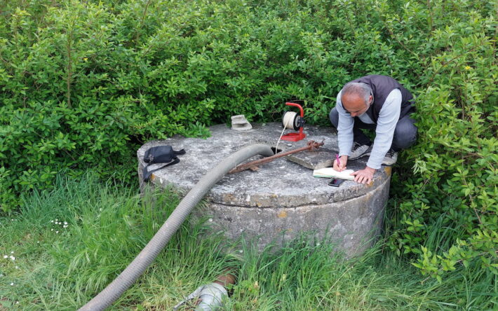 Puits situé à Bruch, sur le site de la pisciculture de la Fédération de pêche de Lot-et-Garonne - Crédit photo : Banque des Territoires