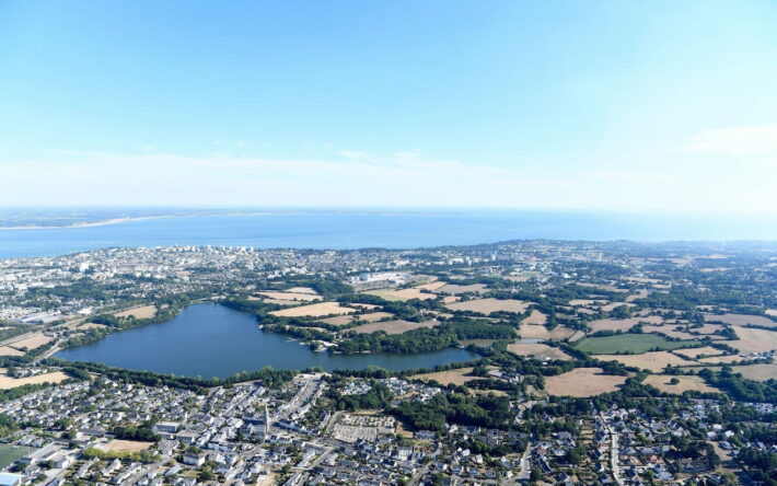 La REUT est à l’étude pour assurer l’étiage du plan d’eau du Bois-Joalland à Saint-Nazaire - Crédits photo : SNAG