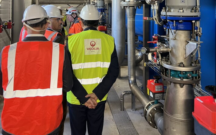 Visite inaugurale des installations, en présence du délégataire, Veolia - Crédit photo : Communauté d’Agglomération Beaune Côte et Sud