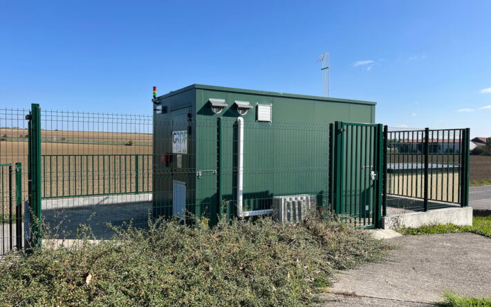 Unité d’injection du biométhane dans le réseau GRDF. - Crédit photo : Claire Pourprix