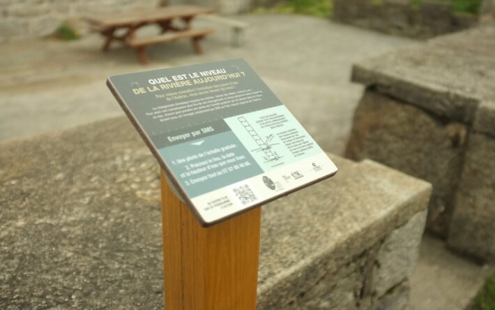 Sensibilisation de la population sur la rivière – Crédits photos : Lou-Eve Popper