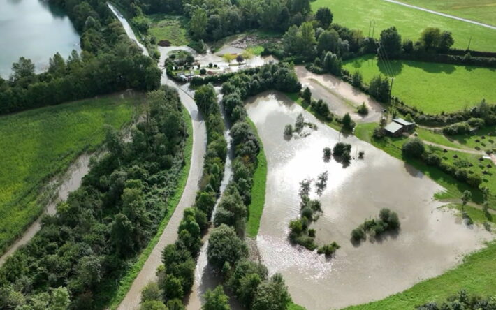 Crue 2024 à Saint-Laurent-de-Neste - Crédit photo : PETR Pays des Nestes