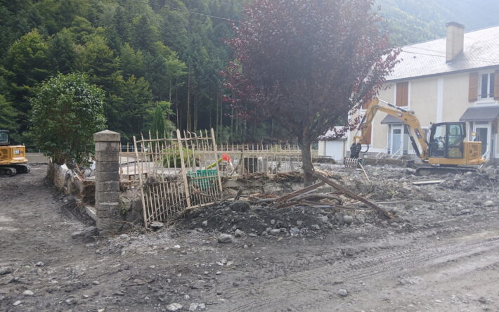 Dégâts post-crue 2024 - Crédit photo : PETR Pays des Nestes