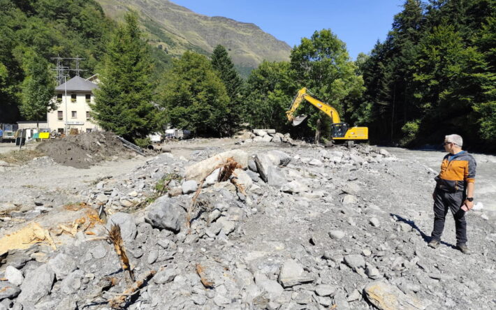 Travaux d’urgence post-crue 2024 - Crédit photo : PETR Pays des Nestes