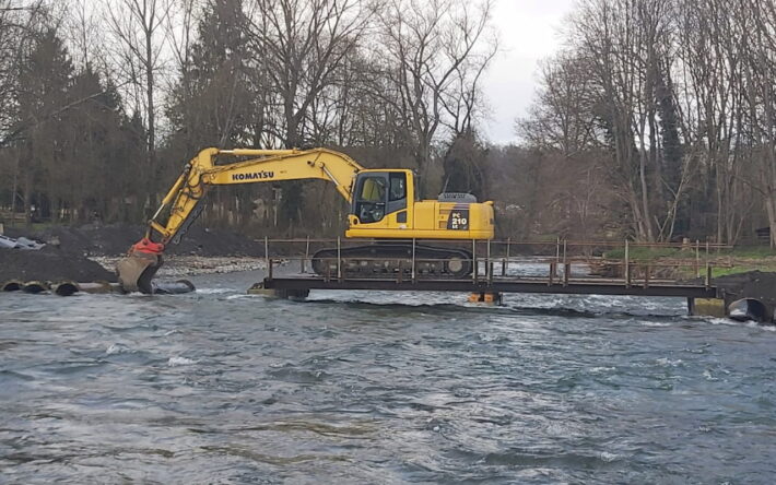 Travaux d’urgence post-crue 2024 - Crédit photo : PETR Pays des Nestes