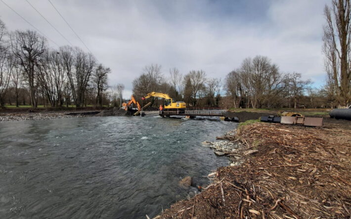 Travaux d’urgence post-crue 2024 - Crédit photo : PETR Pays des Nestes