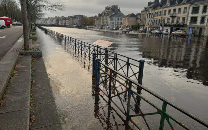 Épisodes d’inondation à Quimper - Crédit photo : Ville de Quimper