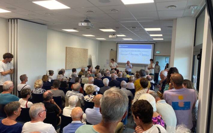 Réunion publique de lancement du diagnostic de vulnérabilité aux inondations. - Crédit photo : Ville de Quimper