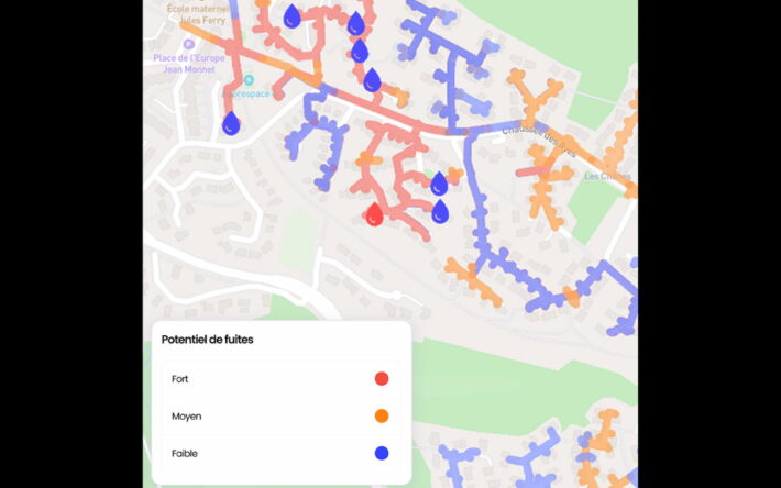 Cartographie des risques de fuites - Crédit photos  : Leakmited