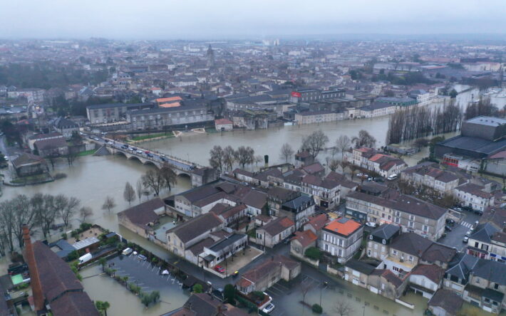 Des inondations ont eu lieu à Cognac (Charente) en 2021 - Crédits photo : SDIS 16