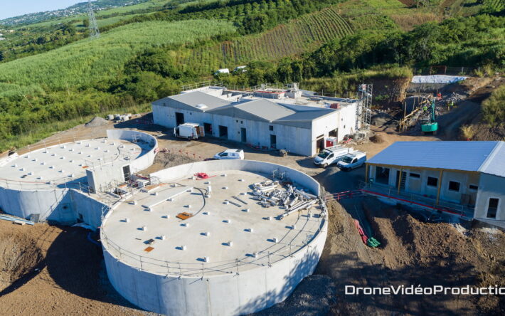 Construction de l'UPEP de L'Étang-Salé - Crédit photo : CIVIS