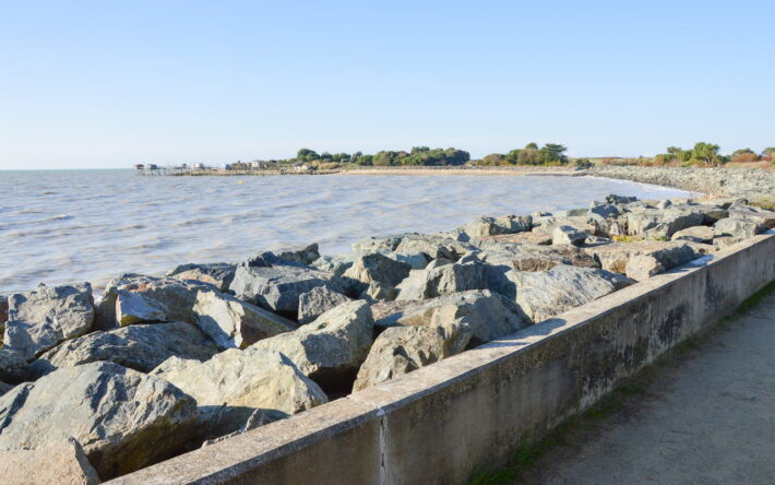 Commune littorale de Charente-Maritime, Angoulins-sur-Mer est notamment exposée aux risques de submersion marine - Crédit photo : Amélia Blanchot