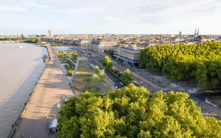 Travaux en cours Allée Serr à Bordeaux - Crédits photo : Thomas Sanson- mairie de Bordeaux