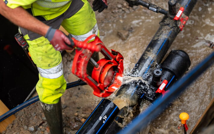 La Société publique locale Eau du Ponant coordonne le renouvellement des réseaux de Brest Métropole - Crédit photo : Eau du Ponant