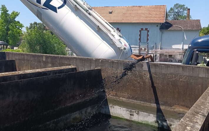 L’usine de traitement de Cognac (Charente) est dotée de filtres pour piéger plus efficacement les PFAS. - Crédit Photo : Agur/Grand Cognac