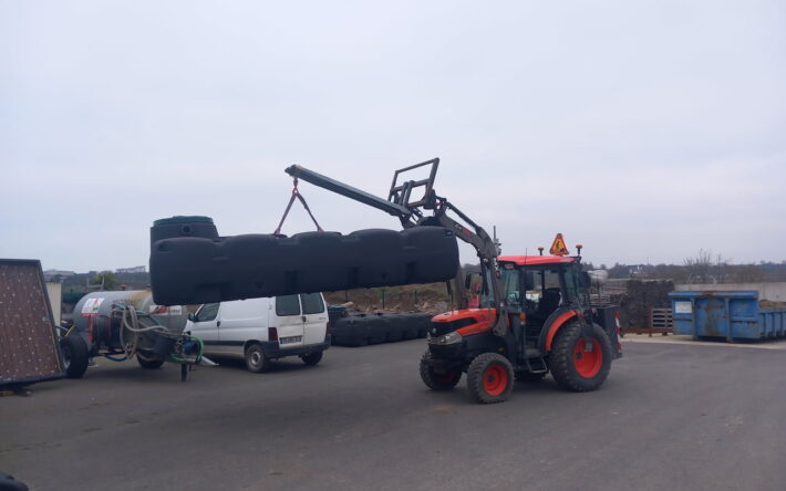Les cuves ont été installées en février 2025 – Crédit photo : Saint-Pair-sur-Mer
