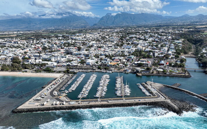 La ville de Saint-Pierre vue du ciel - Crédit photo : SEMAC Réunion